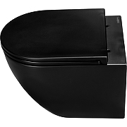 Комплект унитаза WellWant Aura WWU01122B с инсталляцией Cersanit Black 35 S-IN-BLACK-Cg-w с сиденьем Микролифт и клавишей смыва Хром-5