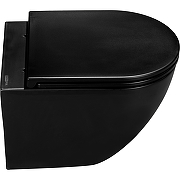 Комплект унитаза WellWant Aura WWU01122B с инсталляцией Cersanit Black 35 S-IN-BLACK-Cg-w с сиденьем Микролифт и клавишей смыва Хром-7