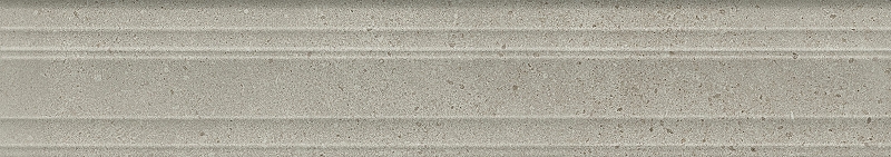 Керамический бордюр Kerama Marazzi Монсеррат Багет серый светлый матовый обрезной BLF007R 7,3х40 см
