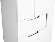Шкаф пенал Style Line Оптима 70 ЛС-000010058 с бельевой корзиной Белый-4