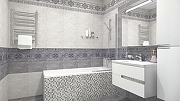 Керамический декор Kerama Marazzi Мармион серый MLD\D04\6242 25х40 см-1