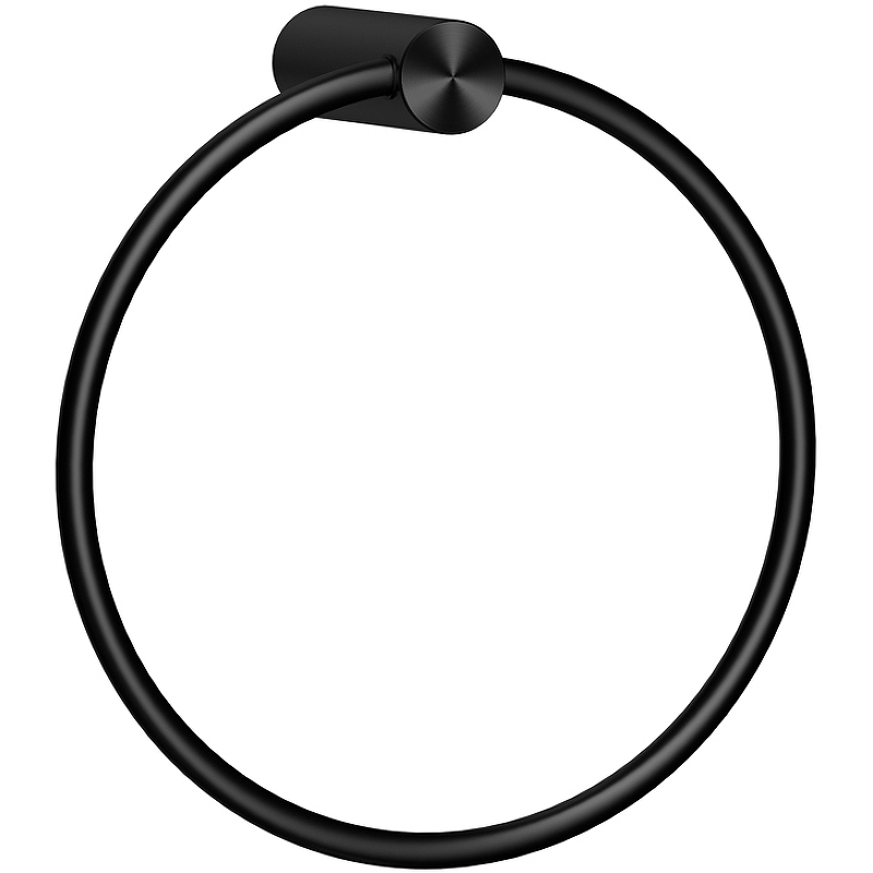 Кольцо для полотенец Raiber Graceful RPB-80006 Черное матовое кольцо для полотенец belz b901 b90104 черное матовое