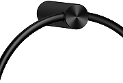 Кольцо для полотенец Raiber Graceful RPB-80006 Черное матовое-1