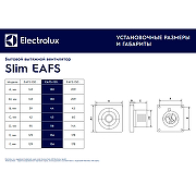 Вытяжной вентилятор Electrolux Slim EAFS-120TH НС-1126798 с таймером и гигростатом Белый-5