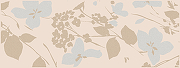 Керамический декор Kerama Marazzi Вилланелла Цветы беж MLD\B67\15084 15х40 см
