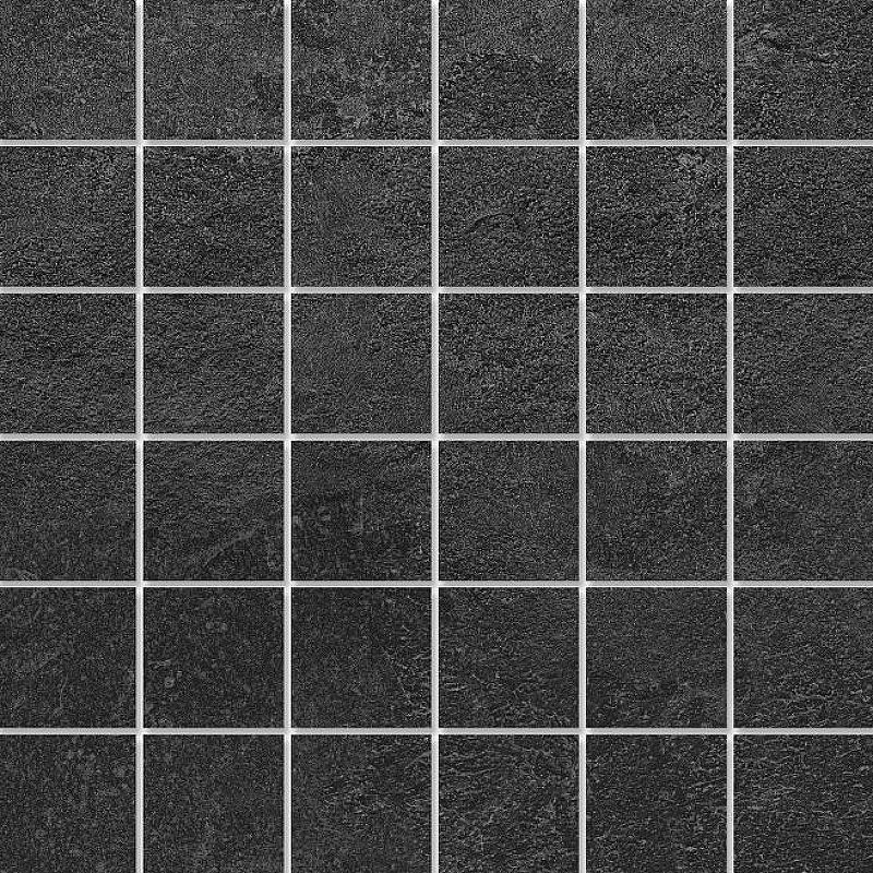 Декор Kerama Marazzi Про Стоун черный мозаичный DD2007\MM 30х30 см мозаика kerama marazzi про лаймстоун бежевая темная матовая мозаичная 30х30 dd2054 mm 300x300 мм керамогранит
