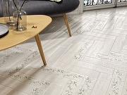 Керамогранит Kerama Marazzi Кантри Шик белый декорированный SG401600N 9,9х40,2 см-1