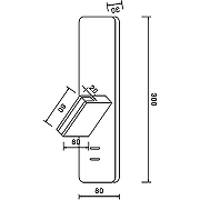 Настенный светильник Crystal Lux CLT 216W WH Белый-7