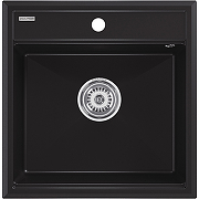 Кухонная мойка Paulmark Stepia-500 PM115051-BLM Черный металлик