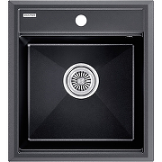 Кухонная мойка Paulmark Stepia-460 PM114651-BLM Черный металлик