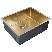 Кухонная мойка Paulmark Next 54 PM215444-BG Брашированное золото-1