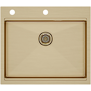 Кухонная мойка Paulmark Brim-Pro 59 PM705951-BG Брашированное золото