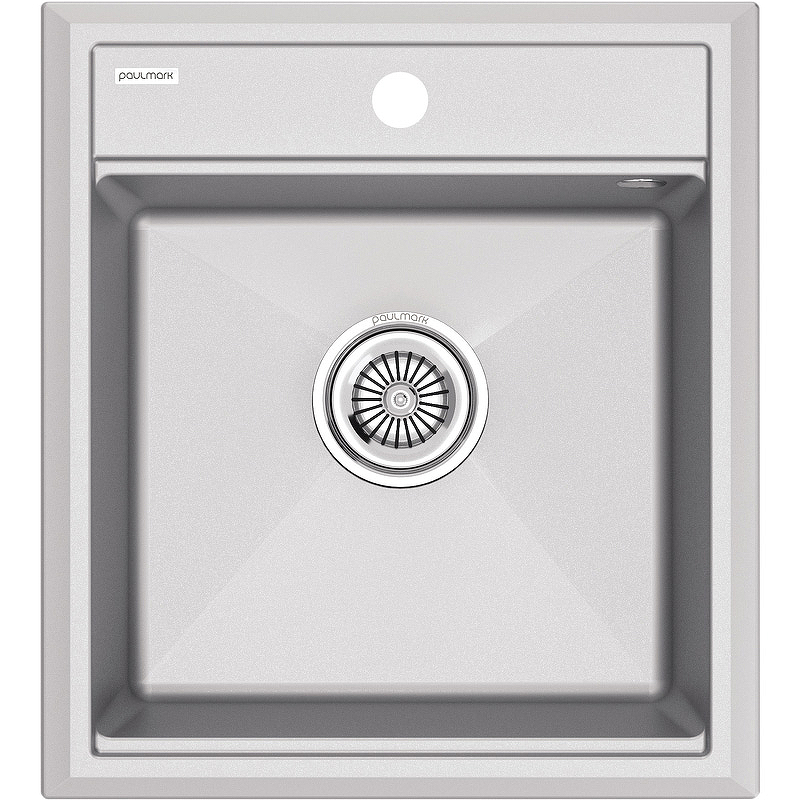 Кухонная мойка Paulmark Stepia-460 PM114651-GRM Серый металлик