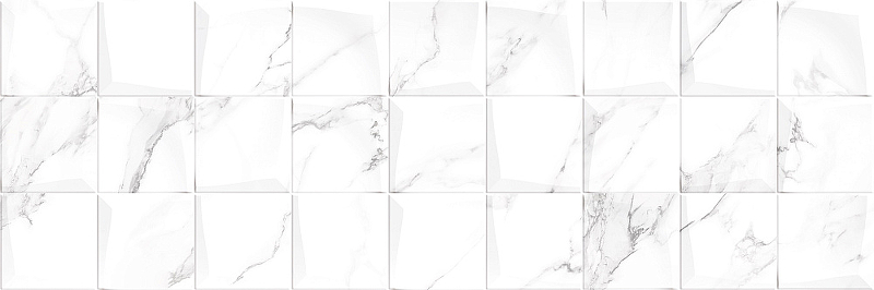 цена Керамическая плитка Primavera Omnia White Decor 03 glossy DG03-03 настенная 30x90 см