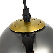 Подвесной светильник Artelamp Freddie A2231SP-1PB Дымчатый Полированная медь-1