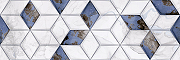 Керамическая плитка Primavera Tiziana Aqua Decor 04 glossy DG05-04 настенная  30x90 см