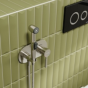 Гигиенический душ со смесителем WasserKRAFT Wern 4238 Никель-1