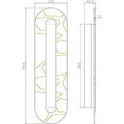 Настенный светильник Artelamp Michael A2136AP-1PB Белый Полированная медь-4