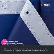 Штора для ванны Iddis Promo 180х200 P05PE18i11 Темно-синяя-5