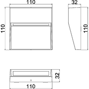 Подсветка для лестниц Maytoni Outdoor Mane O047SL-L3W3K Белая-6