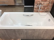 Чугунная ванна Jacob Delafon Parallel 150x70 E2949-00 с антискользящим покрытием-1