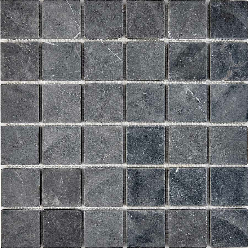 Каменная мозаика Pixmosaic Nero Marquna PIX249 30,5x30,5 см