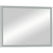 Зеркало Reflection Double 800х600 RF4614DB с подсветкой с сенсорным выключателем, диммером и часами-3