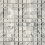 Каменная мозаика Pixmosaic Bianco carrara PIX242  30,5x30,5 см