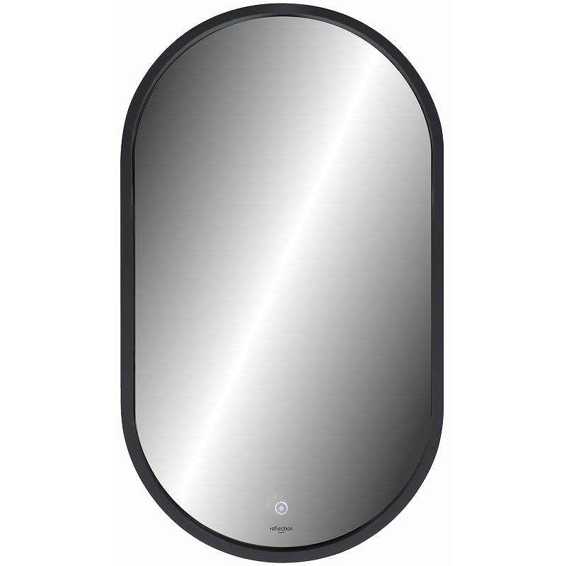 Зеркало Reflection Arabica 450х800 RF5020AR с подсветкой Черное с сенсорным выключателем и диммером зеркало reflection black view 600х1000 rf4003bv с подсветкой черное с бесконтактным выключателем диммером и часами