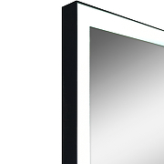 Зеркало Reflection Ghost 600х800 RF5223GH с подсветкой Черное с сенсорным выключателем, диммером и часами-4
