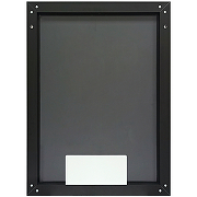 Зеркало Reflection Ghost 600х800 RF5223GH с подсветкой Черное с сенсорным выключателем, диммером и часами-5