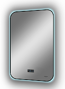 Зеркало Reflection Shadow 600х800 RF5732SH с подсветкой Черное с сенсорным выключателем, диммером, подогревом и часами-3