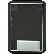 Зеркало Reflection Shadow 600х800 RF5732SH с подсветкой Черное с сенсорным выключателем, диммером, подогревом и часами-6
