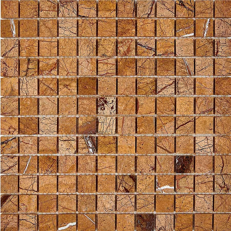 Каменная мозаика Pixmosaic Rain Forest brown (Bidasar brown) PIX293 30,5x30,5 см