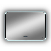 Зеркало Reflection Shadow 800х600 RF5733SH с подсветкой Черное с сенсорным выключателем, диммером, подогревом и часами-2