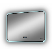 Зеркало Reflection Shadow 800х600 RF5733SH с подсветкой Черное с сенсорным выключателем, диммером, подогревом и часами-3