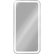 Зеркальный шкаф Reflection Circle  400х800 L RF2105SR с подсветкой Белый матовый