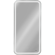 Зеркальный шкаф Reflection Circle  400х800 L RF2105SR с подсветкой Белый матовый-1