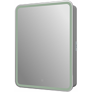 Зеркальный шкаф Reflection Circle 550х800 L RF2107SR с подсветкой Белый матовый-1