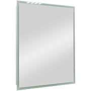 Зеркальный шкаф Reflection Cube 500х800 RF2218CB с подсветкой Белый матовый-1