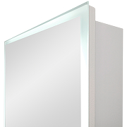 Зеркальный шкаф Reflection Cube 500х800 RF2218CB с подсветкой Белый матовый-4