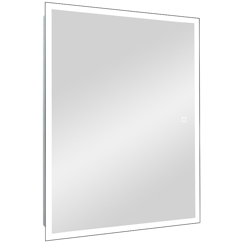 Зеркальный шкаф Reflection Cube 500х800 RF2218CB с подсветкой Белый матовый