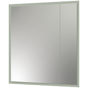 Зеркальный шкаф Reflection Cube 700х800 RF2212CB с подсветкой Белый матовый-1