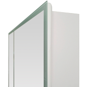 Зеркальный шкаф Reflection Cube 700х800 RF2212CB с подсветкой Белый матовый-6