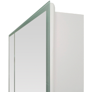Зеркальный шкаф Reflection Cube 800х800 RF2213CB с подсветкой Белый матовый-3