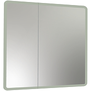 Зеркальный шкаф Reflection Chill 800х800 RF2315CH с подсветкой Белый матовый-1