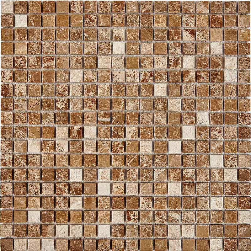 Каменная мозаика Pixmosaic Light Emperador PIX221 30,5x30,5 см