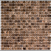 Каменная мозаика Pixmosaic Dark Emperador PIX304 30,5x30,5 см