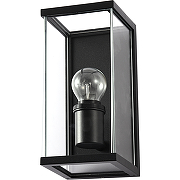 Настенный светильник Artelamp Pot A1631AL-1BK Прозрачный Черный