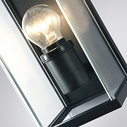 Настенный светильник Artelamp Pot A1631AL-1BK Прозрачный Черный-1